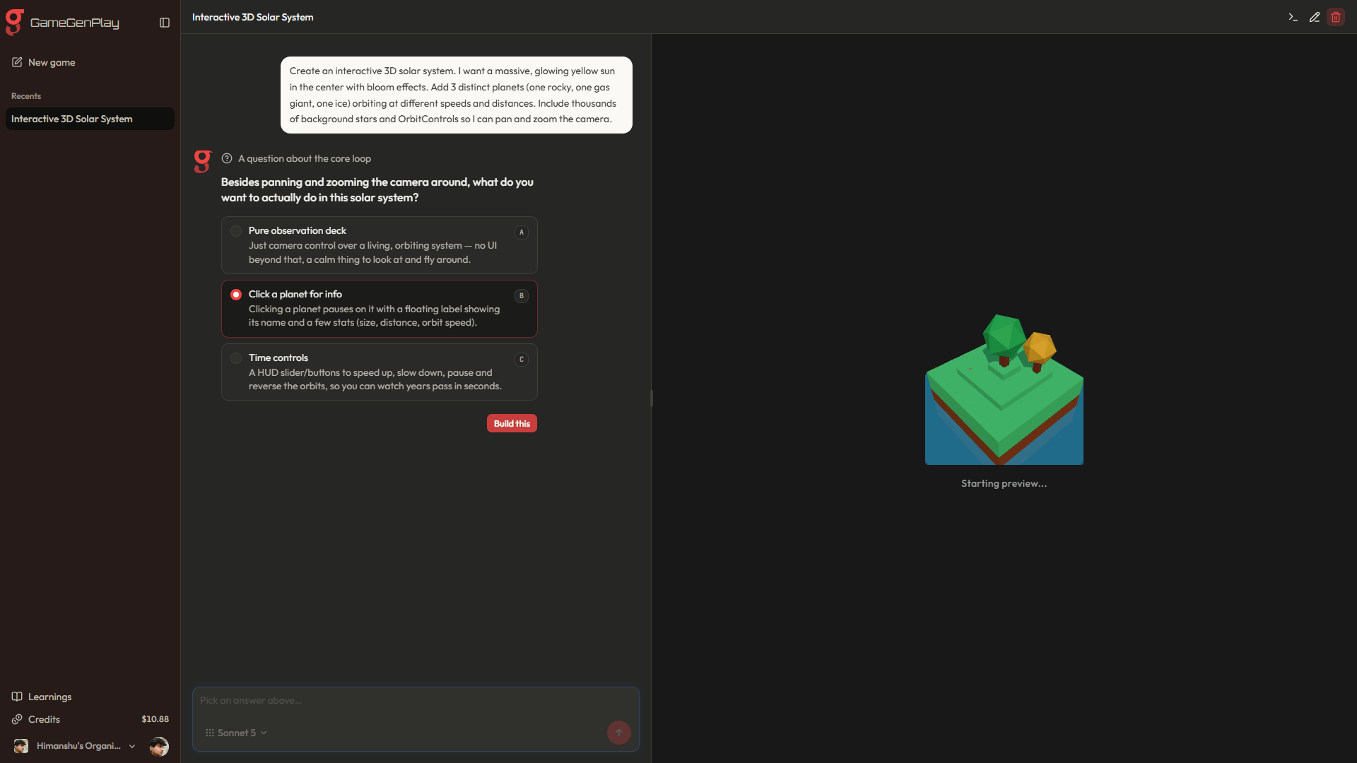 GameGenPlay preview 4
